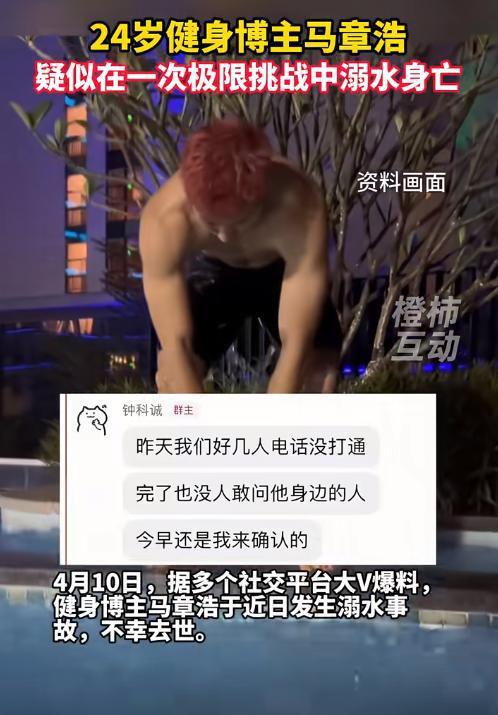 运动员马章浩溺亡